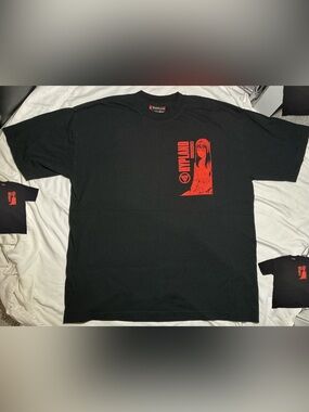 JUNJI ITO COLLECTION Black/Red Short-Sleeve Tee